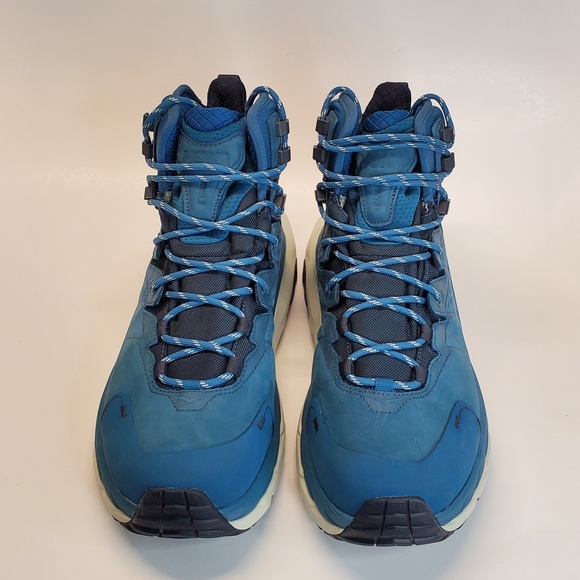 New HOKA Kaha 2 GTX Waterproof Hiking Boots Vibram Sole Teal Blue Women Size 7B - Picture 6 of 11